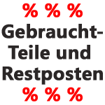 12 Gebrauchte Teile und Restposten